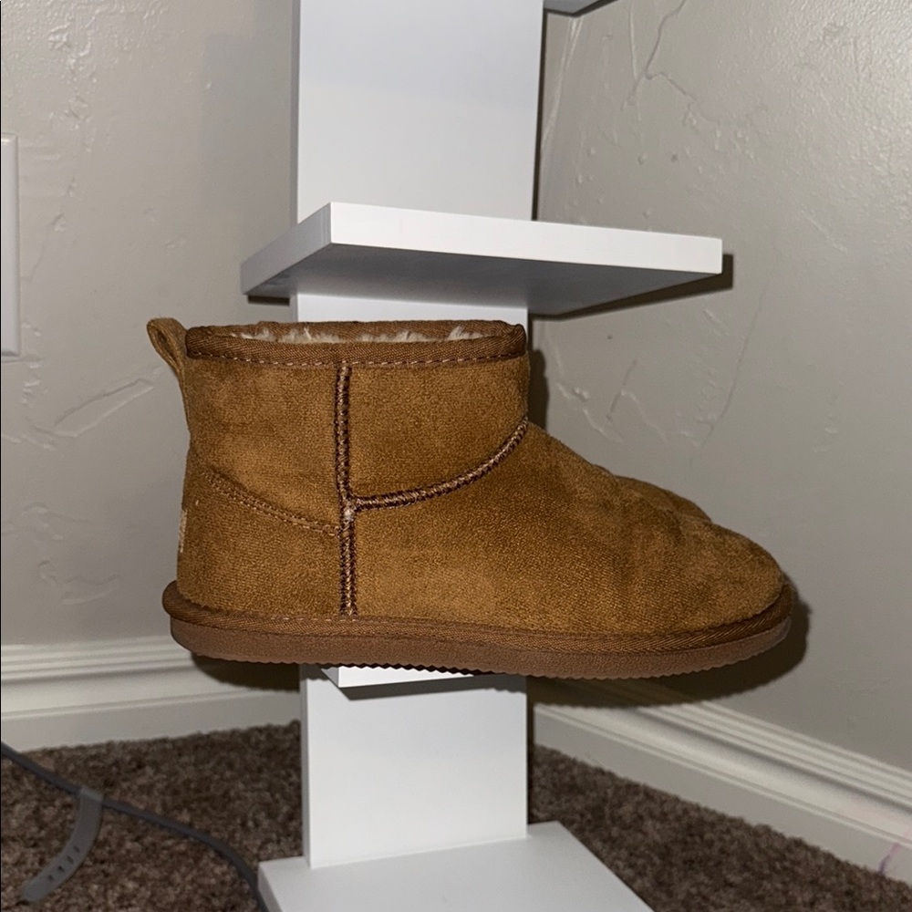 Brown Suede Ankle Boots